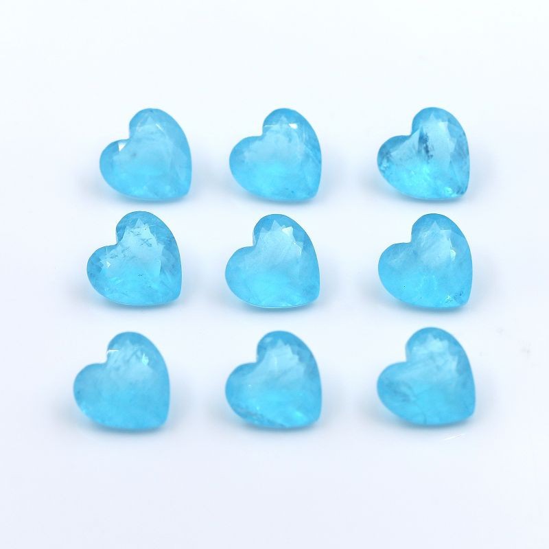 Loose Synthetic CBX04 Fusion Tourmaline Gemstone Heart Shape factory