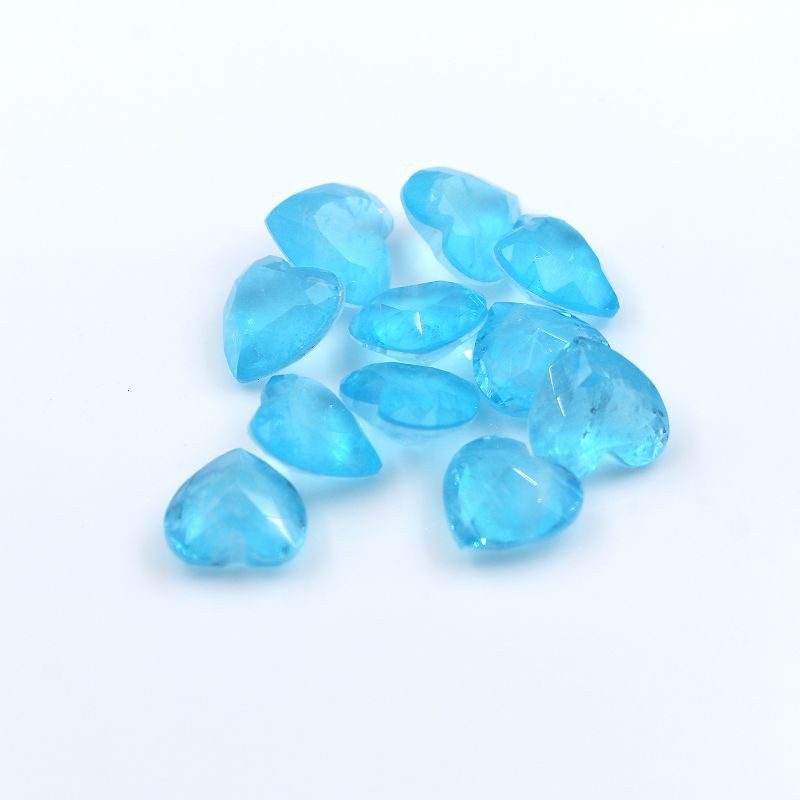 Loose Synthetic CBX04 Fusion Tourmaline Gemstone Heart Shape