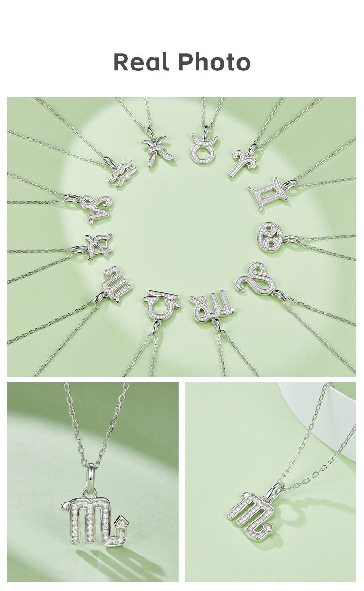 S925 Silver Scorpio Style DEF VVS1 Melee Moissanite Jewelry Pendant high quality