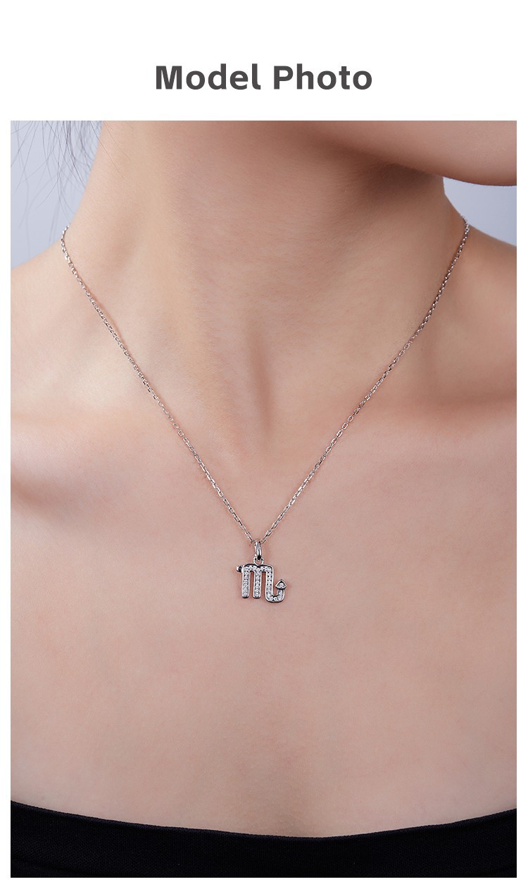 S925 Silver Scorpio Style DEF VVS1 Melee Moissanite Jewelry Pendant price